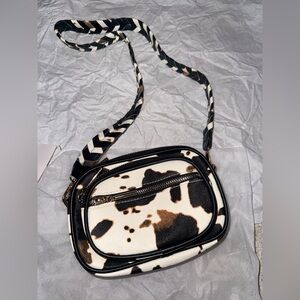 Chic Cow Pattern Crossbody Bag